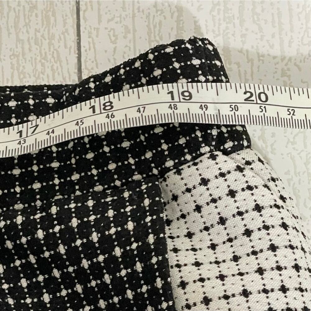 JESSICA LONDON Black and White Box Plaid Faux Wrap Skirt Size 18/20 NWT - Picture 5 of 10